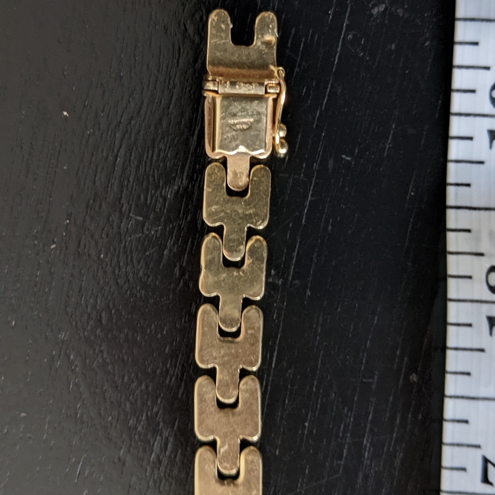 Solid 14K gold bracelet - Picture 4 of 4